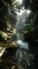 Obraz premium Cutting-Edge Immersive Vido Game Graphics: Experienc Hyper-Realistic Worlds an Unmatched Visual Depth inGaming