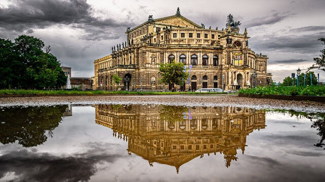 Semper Oper, Dresden, Sachsen, Deutschland