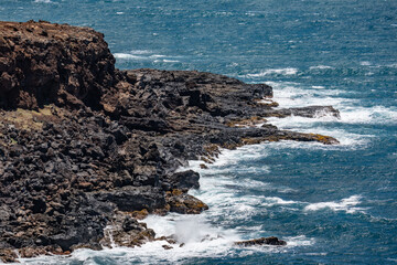 Basalt Lava Flows. Kula Volcanics. Manawainui Gulch, Hawaii Route 31 ( Pi'ilani Highway ), Maui, Hawaii. Haleakalā, or the East Maui Volcano, is a massive, active shield volcano.