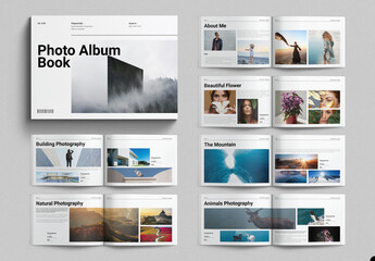 Photo Book Template Landscape