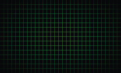 Dark green glowing square digital grid background futuristic tech pattern