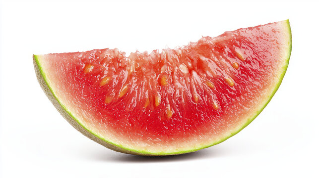 Juicy red guava slice with vibrant color and texture, perfect for fresh fruit dishes or smoothies