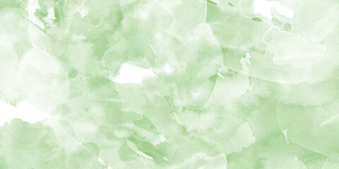 Abstract green watercolor background , Set of abstract green watercolor water splash on a white background. Light green watercolor background for textures backgrounds ,Abstract green mint watercolor,
