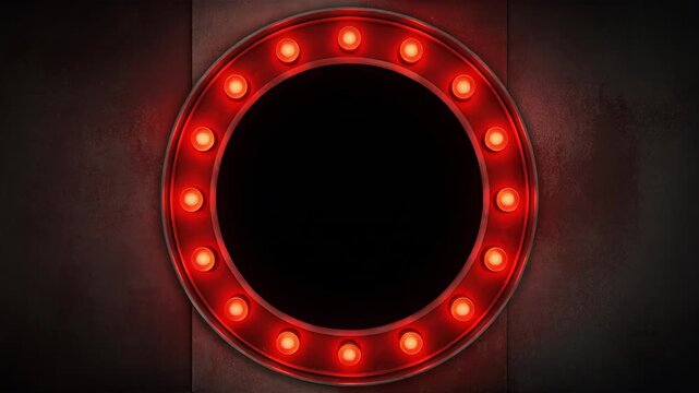 Golden and red zero numbers glow on a dark black space backdrop with a bright circle ring design vector