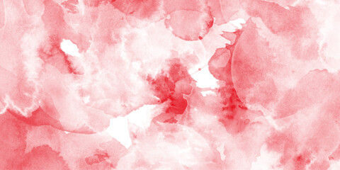 Abstract red watercolor background, abstract watercolor multilayer strip background dark red, abstract hot sunrise or burning fire colors illustration, soft fog or hazy warm fall or autumn colors. 