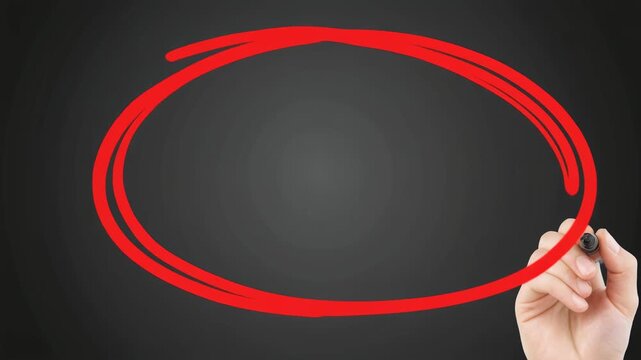 Abstract red background with black lines and circle shapes for web and business banner design