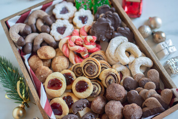 Traditional home made german Christmas  cookies