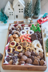 Traditional home made german Christmas  cookies