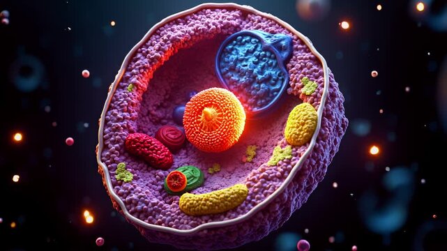 Exploring the detailed structure and function of a cell at the microscopic level