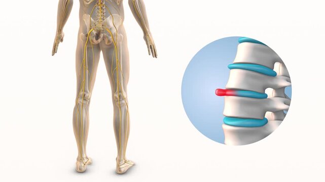 Back Pain and Sciatica Due to Bulging Disc