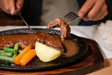 美味しいステーキ