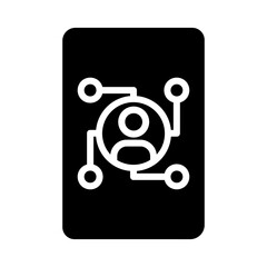 Man vector icon. account illustration sign. user symbol. person logo.