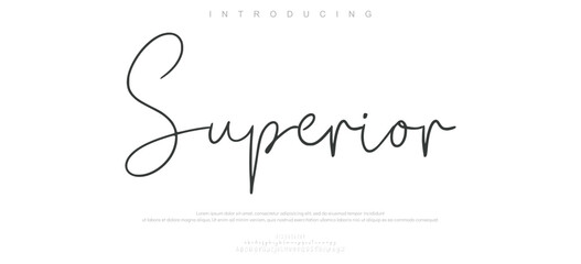 A luxurious and smooth calligraphy font designed for high-end products, beauty brands, and invitations.