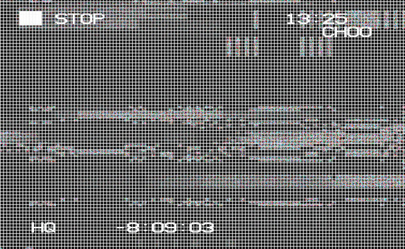 LED TV screen monitor with diode light texture on transparent background, HD TV screen VCR glitch effect video rewind problem 