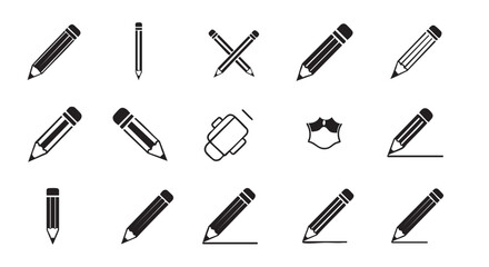 Fototapeta premium Pencil seamless pattern design on white background for art projects