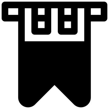 Standard. Outlined stroke vector icon with black-filled details.