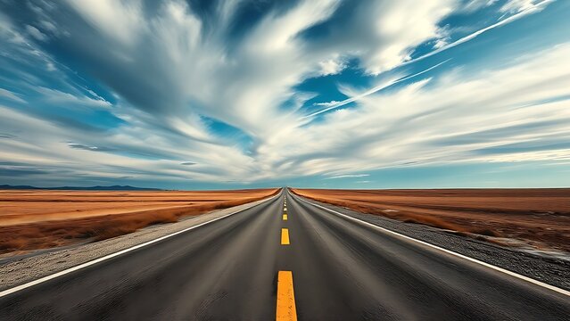 divergence. A symbolic fork in the road with two diverging paths under a dramatic sky, representing choices. wellbeing guides, coaching materials, designed for coaching and self-improvement content.