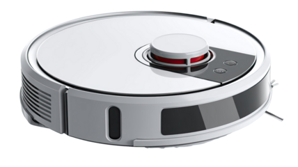 Black and white power switch isolated on a white background near electronic control equipment