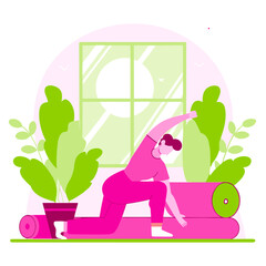 Vector Yoga & Fitness Illustrations: Mindful Lifestyle Art Pack – Serene Poses, Wellness Icons, Meditation Graphics for Healthy Living Design