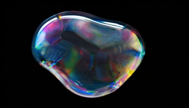 Isolated Transparent Abstract Glitch Art Element