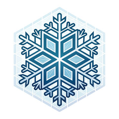 a-clean-minimalist-snowflake-logo--geometric-symme.