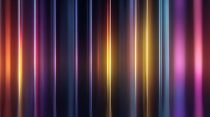 Abstract Spectrum of Light: Vibrant Vertical Streaks and Bold Color Gradients