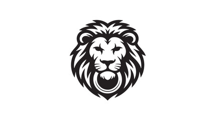 Fototapeta premium Lion head vector logo bold and minimalist design ideal for branding and security applications