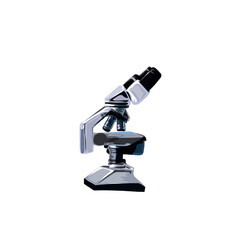 illustration of a microscope without a background