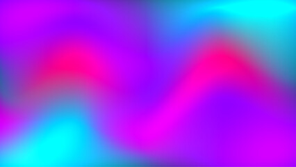 Holographic Glitch Gradient Background Purple Cyan Magenta