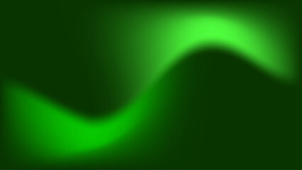 Abstract green gradient wave with subtle texture
