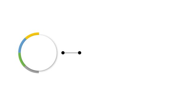 A modern 4-step motion infographic featuring clean visuals and smooth transitions to simplify workflows, enhance understanding, and convey strategic processes effectively.