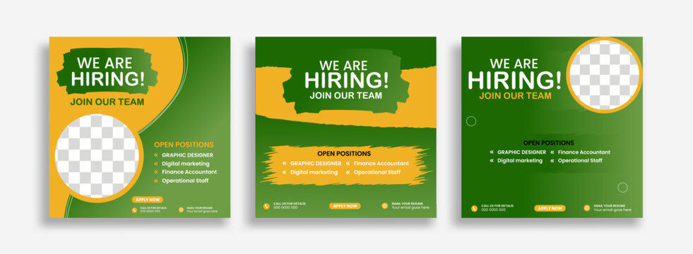 We are hiring join our team looking for graphic designer digital marketing staff position