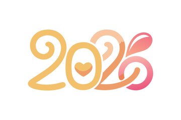 2026 Happy New Year,2026 new year typography,2026 T-shirt design,2026 Vector Premium Typography 