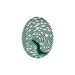 A fingerprint is a unique identifier of a person or animal.