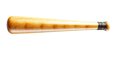 Wooden Baseball Bat with Textured Handle