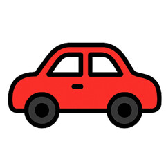 Red Sports Car Vector