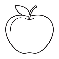 Simple Apple Outline