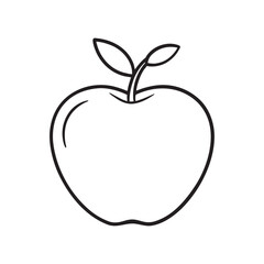 Simple Apple Outline