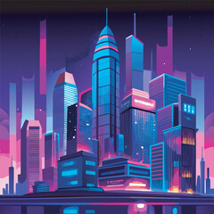Neon Future City