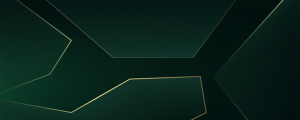 green and black abstract polygon luxury background vector,technology innovation background