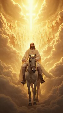 An illustration or the second coming of Christ