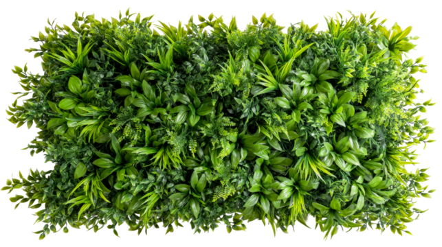 Abundant Green Foliage Wall Panel