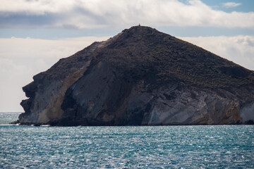Morrón de los Genoveses in der Nähe von San José, Provinz Almería, Andalusien, Spanien