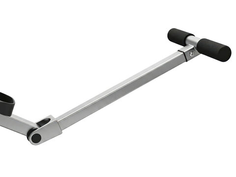 Close-up of a rowing machine handle for gym fitness workouts on a transparent background - Powered by Adobe