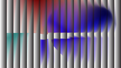 Deep Blue Neon Light Stripes Abstract Background