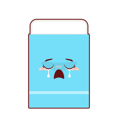 eraser crying face cartoon cute