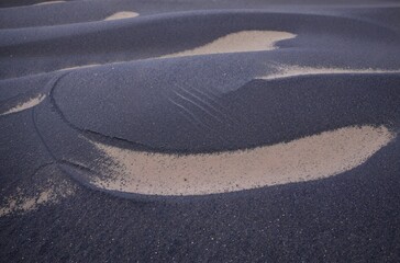 close up of a blue water surface