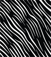 Abstract seamless zebra skin pattern vector illustration background for fashion textile design or wrapping and wallpaper or other printable purpose suitable for summer or winter fashion design © Hoody Baba
