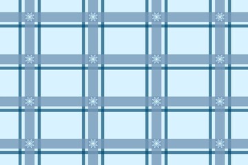 A light blue plaid pattern with intersecting lines and soft tones, evoking calmness and winter vibes.