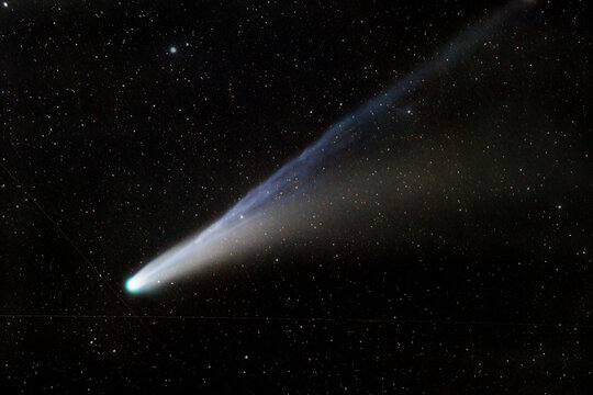 Comet Lemmon on 26th October 2025. Photographed from northern Italy with a 400mm f/2.8 lens.